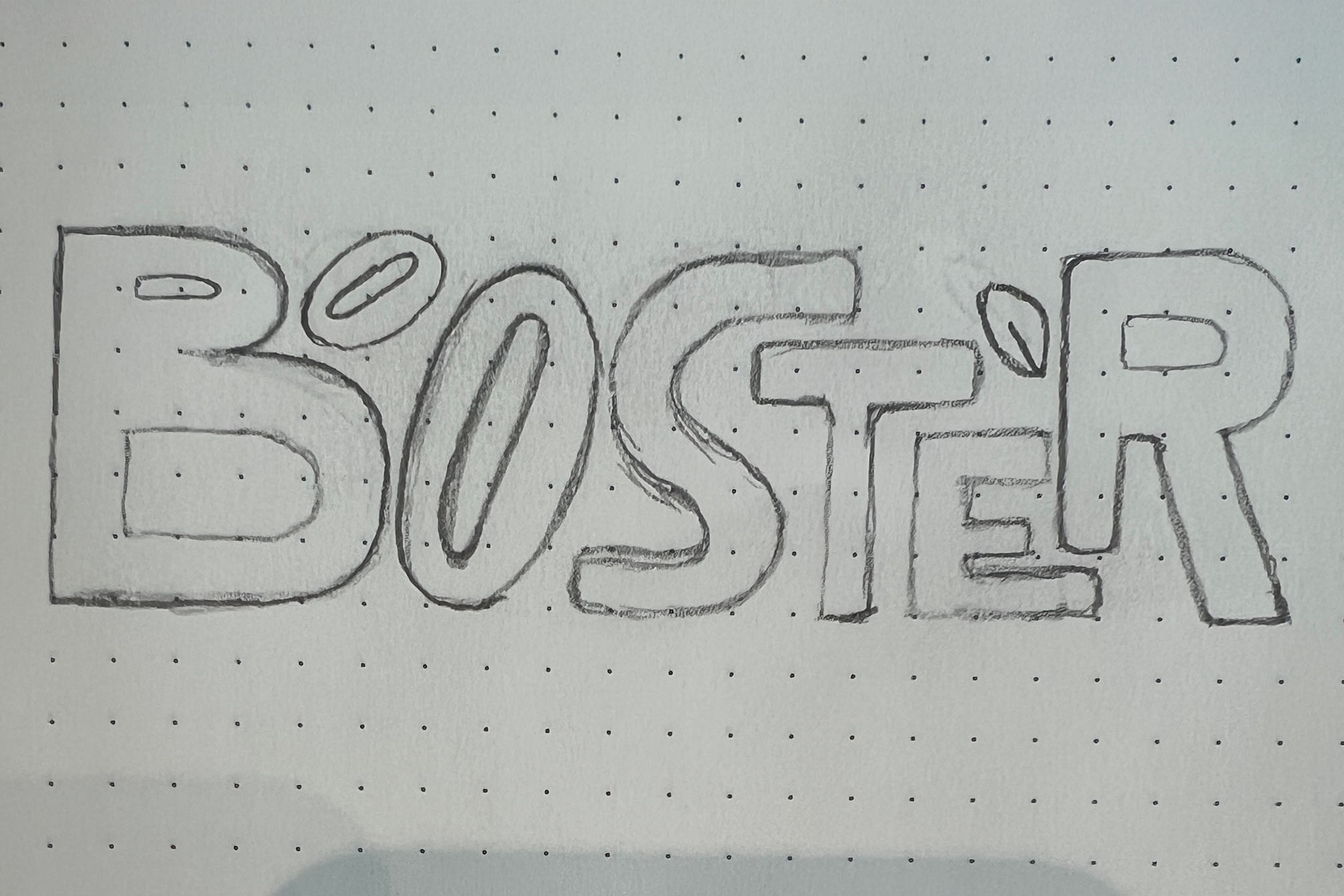 Booster Juice Logo Final Sketch